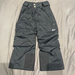 REI Co-op kids fleece lined snow pants